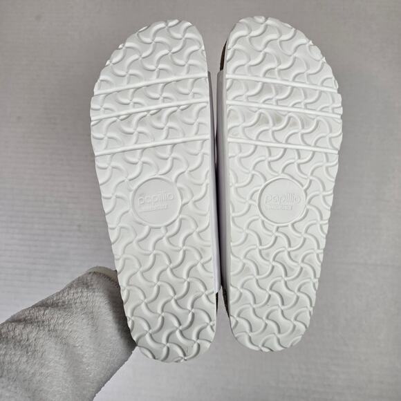 Birkenstock Papillio Arizona Flex Platform Birko-Flor Size 41/L10 White Narrow - Picture 5 of 5